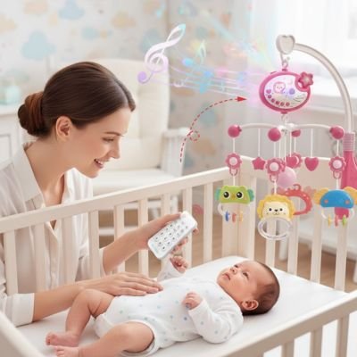 Mobile musical bébé adapté à l’univers du nourrisson