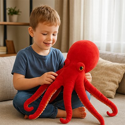 Peluche pieuvre