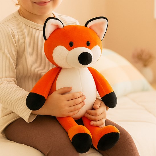 Animaux en peluche pour bébé, jouets doux et rassurants adaptés au sommeil