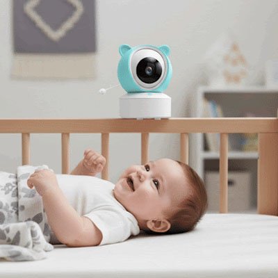Camera bebe utilisée pour la surveillance à distance