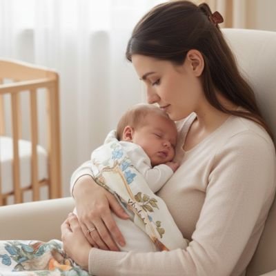 Couverture bébé en matière douce pour la chambre