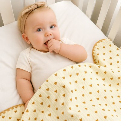 Couverture bébé utilisée pour les moments de repos