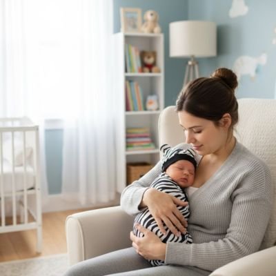 Couverture d’emmaillotage décorative pour l’univers bébé