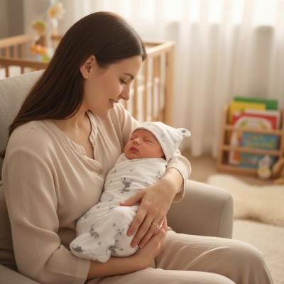 Couverture d’emmaillotage utilisée pour envelopper bébé