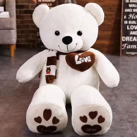 Doudou bébé blanc 