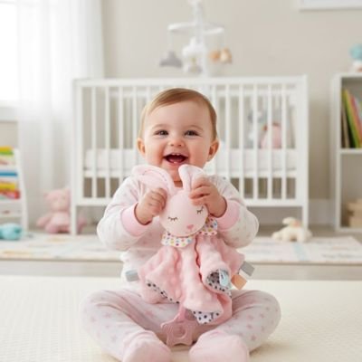 Doudou bebe heureux