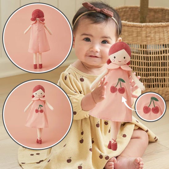 Doudou en tissu léger adapté à l’univers bébé