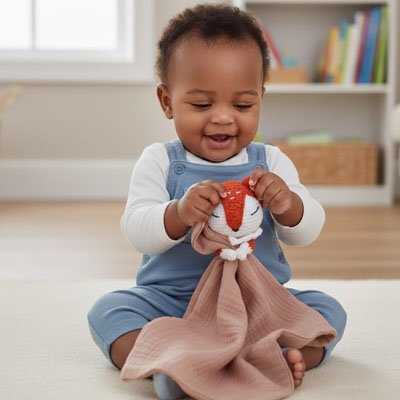 Doudou renard l'ami des bébés