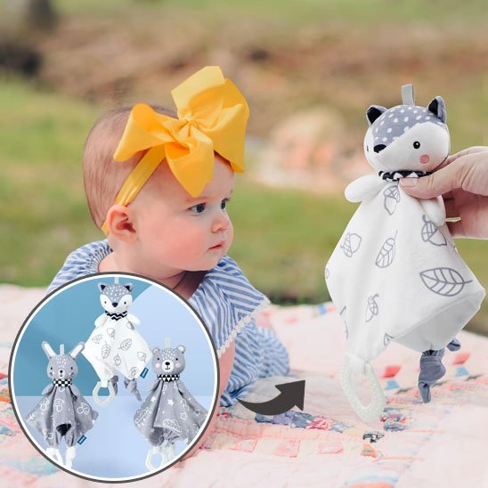 Doudou souple adapté aux petites mains pour les moments de réconfort