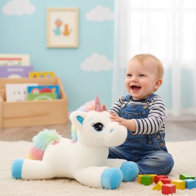 Licorne peluche