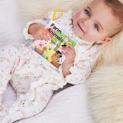 Livre bébé en tissu doux adapté aux petites mains