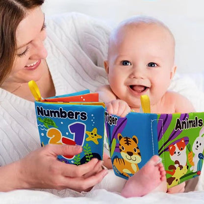 livre bébé en tissu utilisé pour les moments de découverte