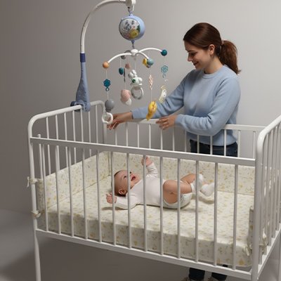 Mobile bébé adapté à l’univers doux du nourrisson