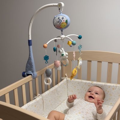 Mobile bébé décoratif avec éléments suspendus pour la chambre