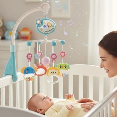 Mobile musical bébé conçu pour accompagner les moments de repos