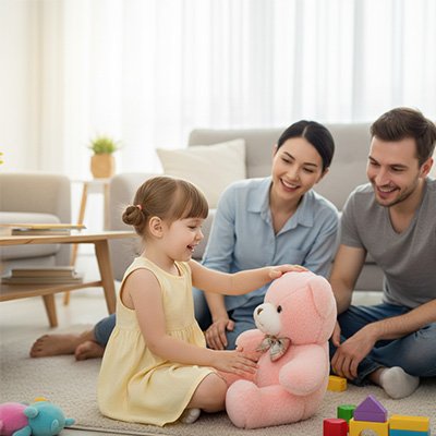 Ours en peluche ami de la famille 