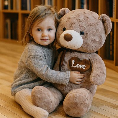 Ours en peluche qui rassure nous enfant