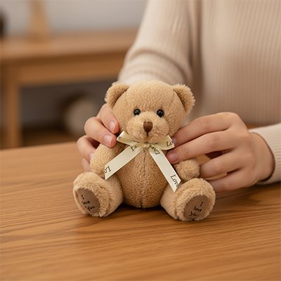 Ours peluche  apaisante pour bébé