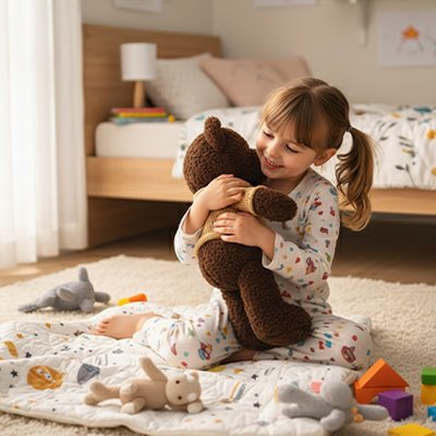 Ours peluche brun