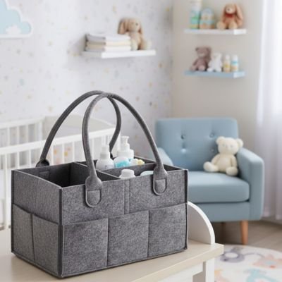 Panier rangement bebe en tissu pour organiser la chambre