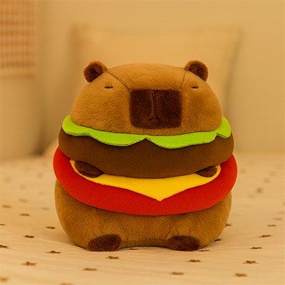 Peluche capybara douce pour enfant, idéale pour les câlins