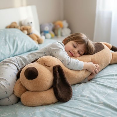 Peluche Chien ami des enfants