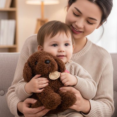Peluche Chien brun