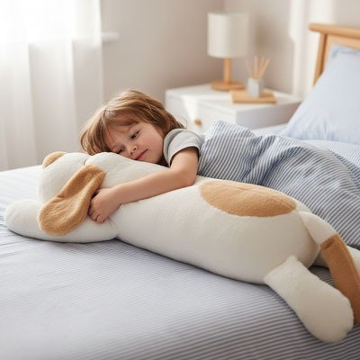 Peluche Chien câline