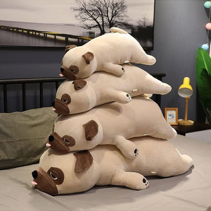 Peluche chien moelleuse adaptée aux enfants