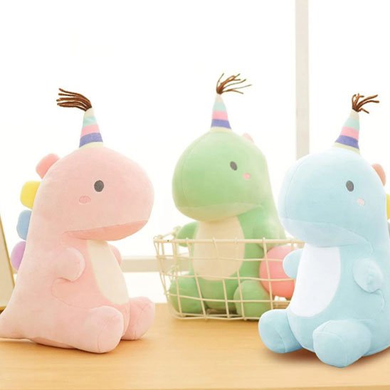 Peluche dinosaure moelleuse adaptée aux enfants