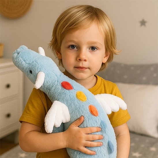 Peluche dragon apaisante et rassurant