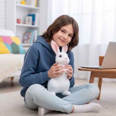 Peluche lapin à offrir comme cadeau de naissance