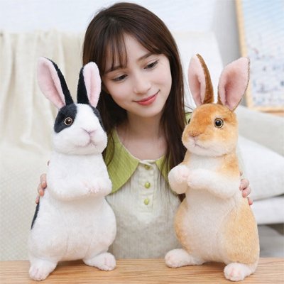 Peluche lapin décoratif pour chambre bébé ou enfant