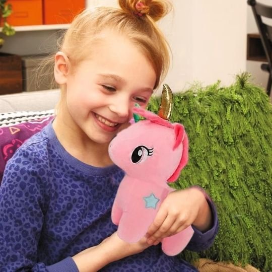 Peluche licorne pour bébé, jouet doux et rassurant, idéale pour le sommeil et les câlins