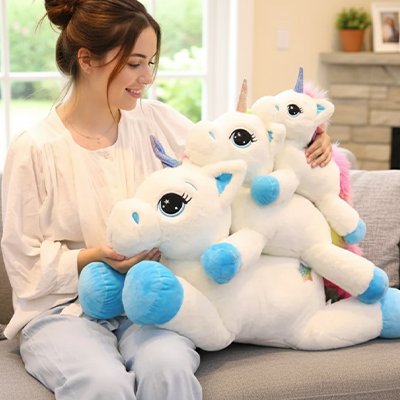 Peluche licorne pour chambre de bébé