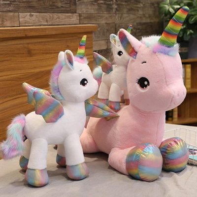 Peluche licorne pour chambre d'enfant