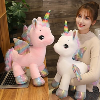 Peluche licorne pour chambre d'enfant