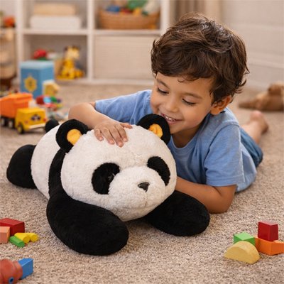 Peluche Panda cadeau mignon et original pour bébé, naissance ou anniversaire