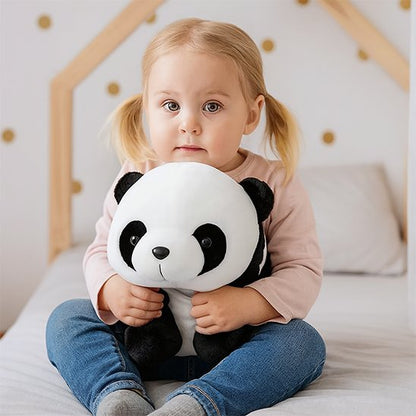 Peluche panda moelleuse adaptée aux enfants