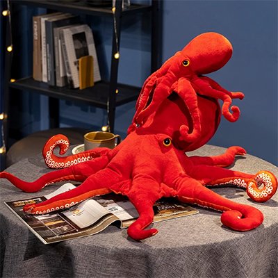 Peluche pieuvre pour chambre d'enfant