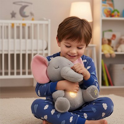 Peluche qui respire cailne