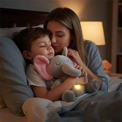 Peluche qui respire pour rassurer votre enfant