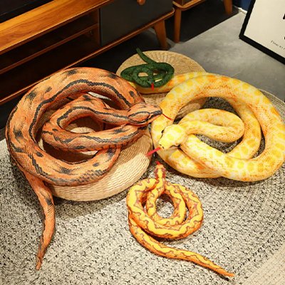 Peluche serpent moelleux, pour enfant