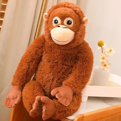 Peluche singe décoratif pour chambre bébé ou enfant