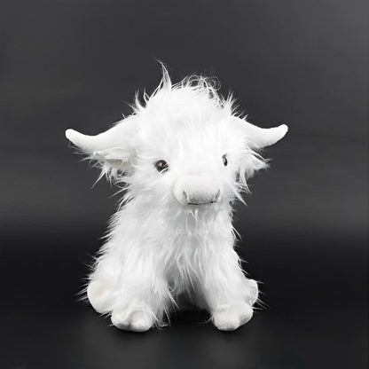 Peluche vache servant de compagnon rassurant au quotidien