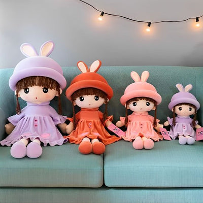 Poupée chiffon en tissu doux, adaptée aux enfants