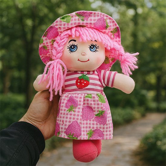 Poupée chiffon pour bébé, jouet souple adapté aux petites mains