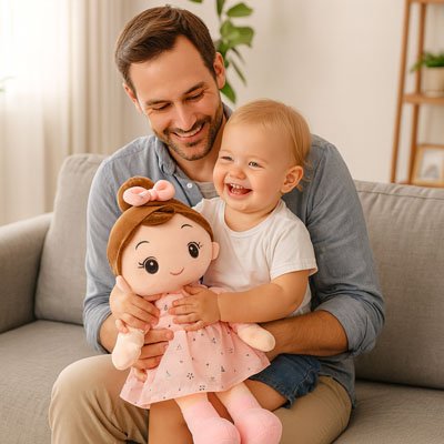 Poupée de chiffon la confidente des enfants 