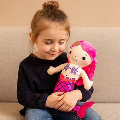 Poupée de chiffon souple adaptée aux enfants