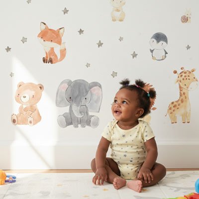 Stickers muraux adaptés à l’univers de la chambre enfant
